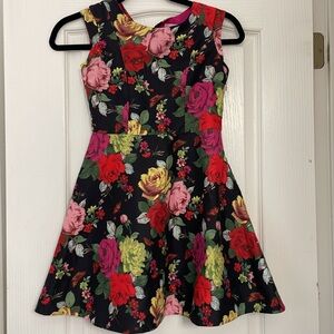Ted Baker girly dress age 8 floral wedding party elegant